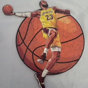 LeBron James All Star Wooden 3D Puzzle 9'' x 8''